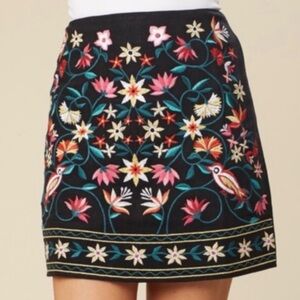 Altar’d State Floral Mini Skirt